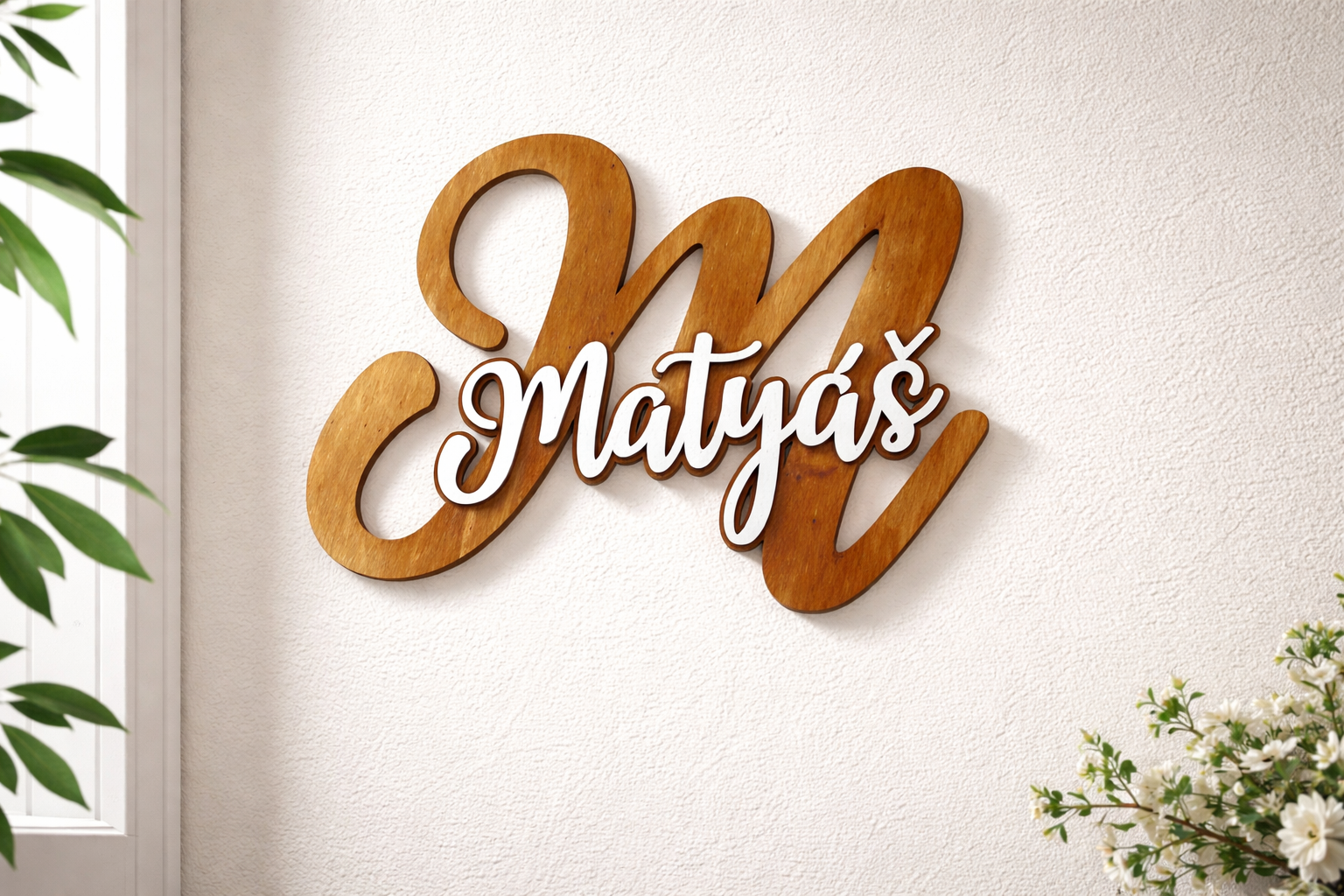 Nápisy a dekorace s gravírováním