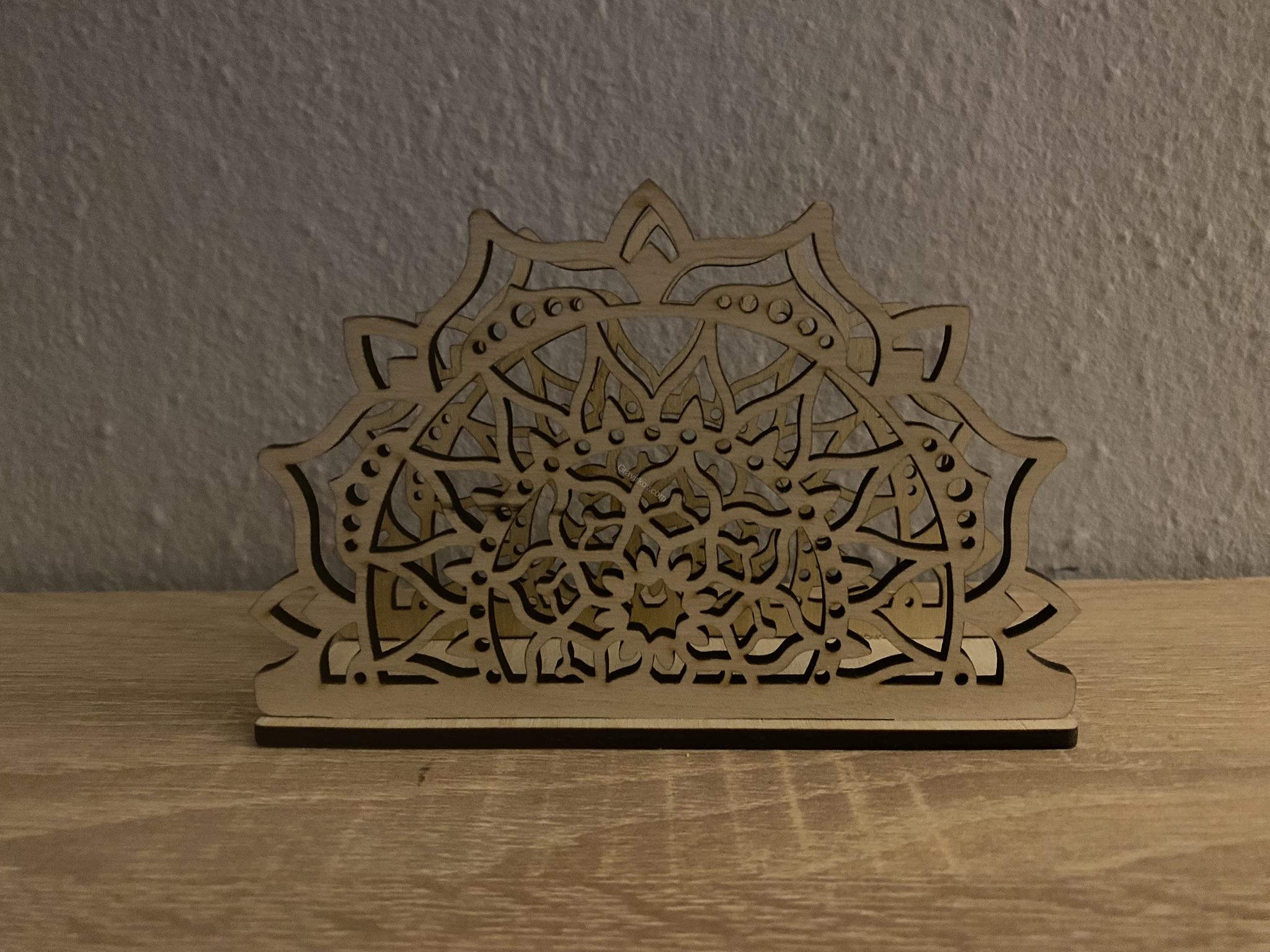 Stojánek na ubrousky - mandala