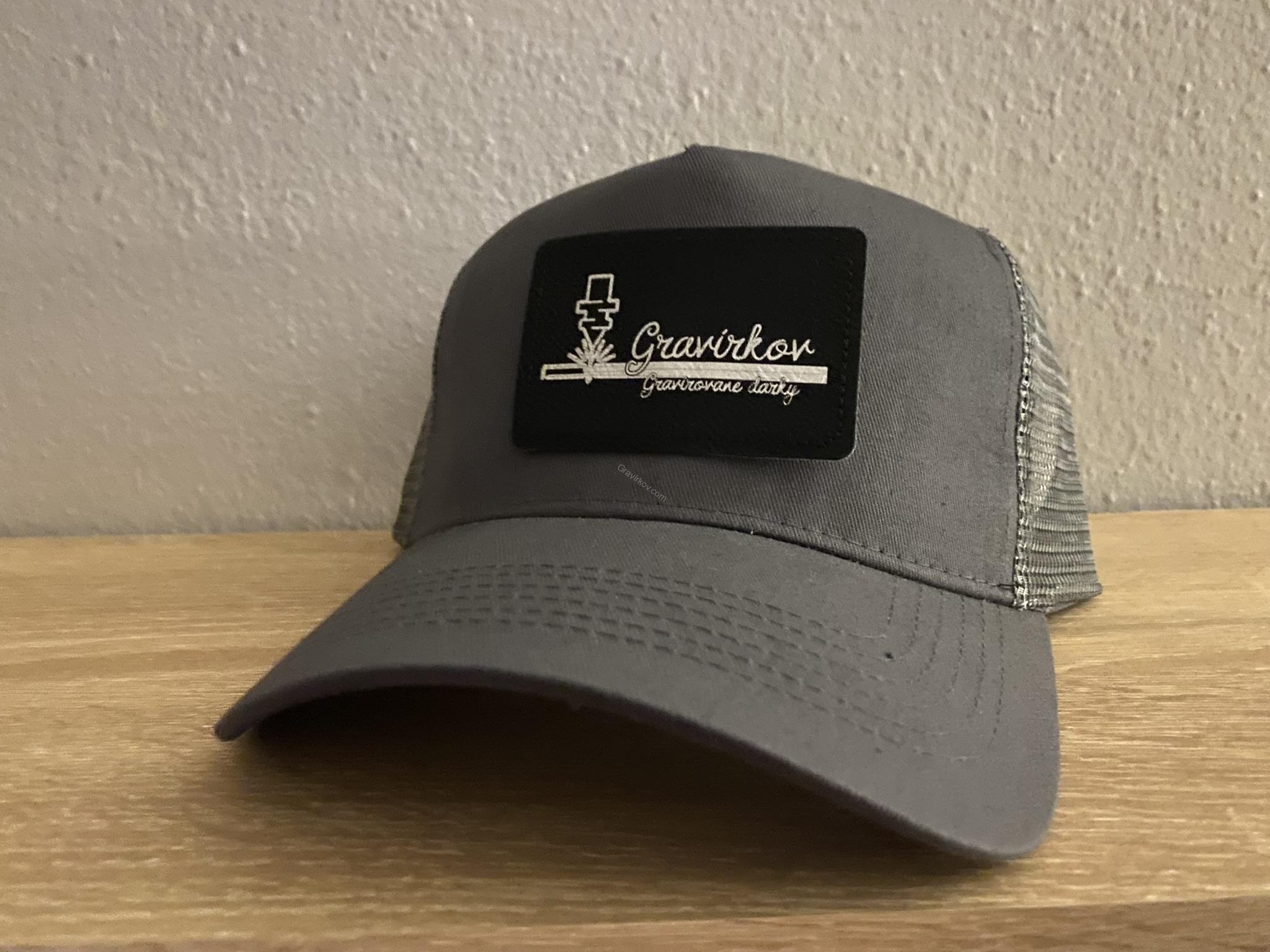 Koženková nášivka samostatná - obdelník - černá a hnědá 