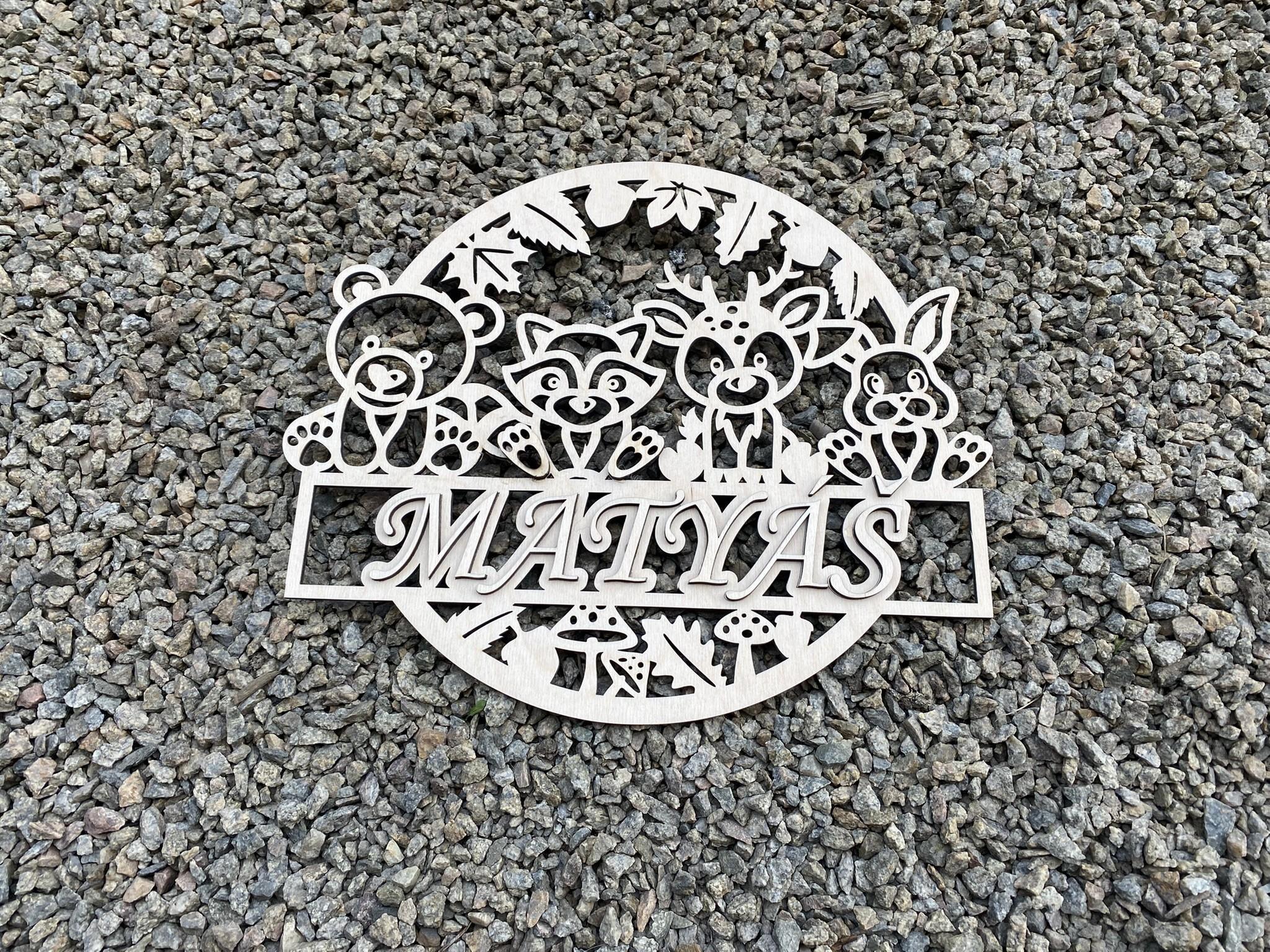 Dětská cedule se jménem - zvířátka 