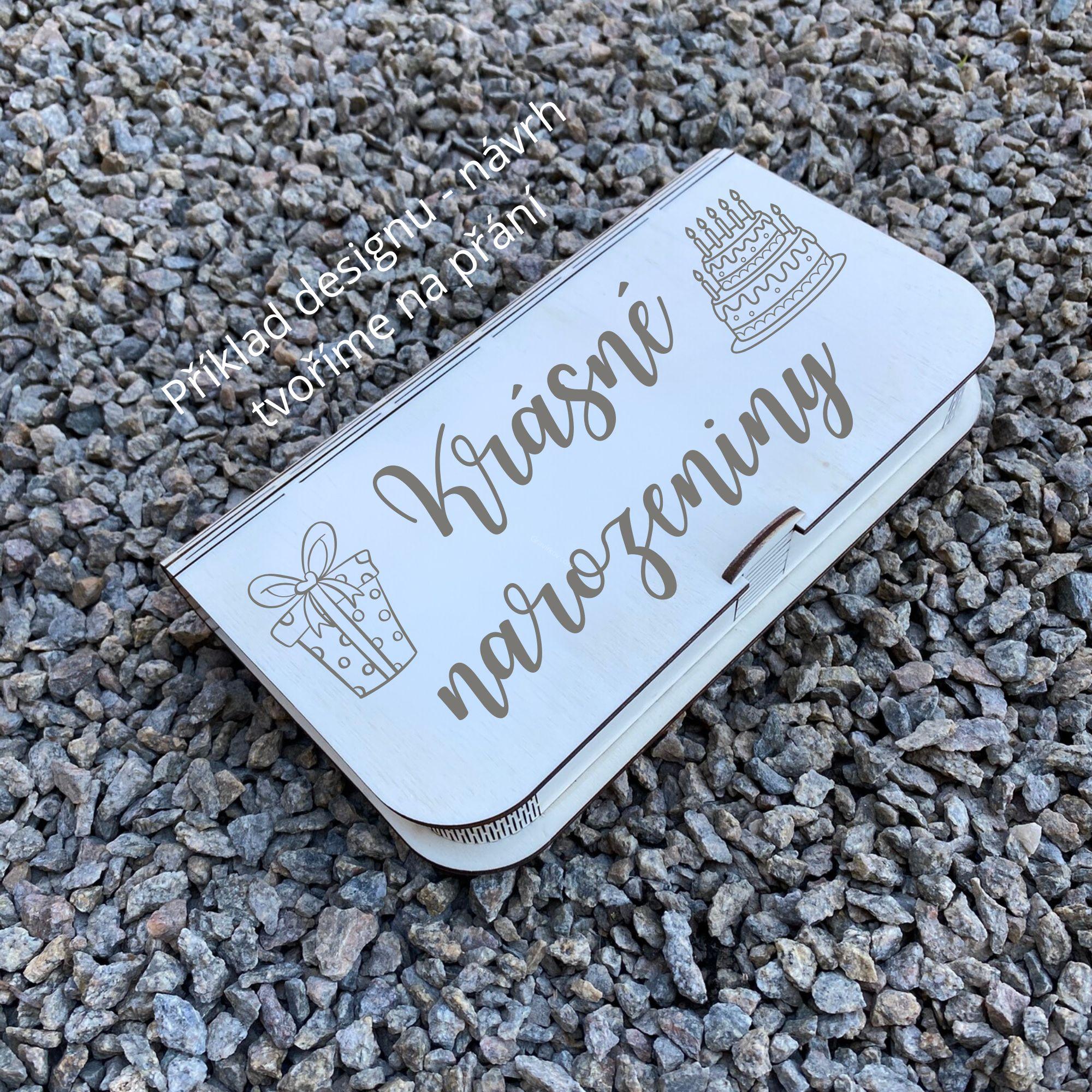 Krabička na peníze - narozeniny