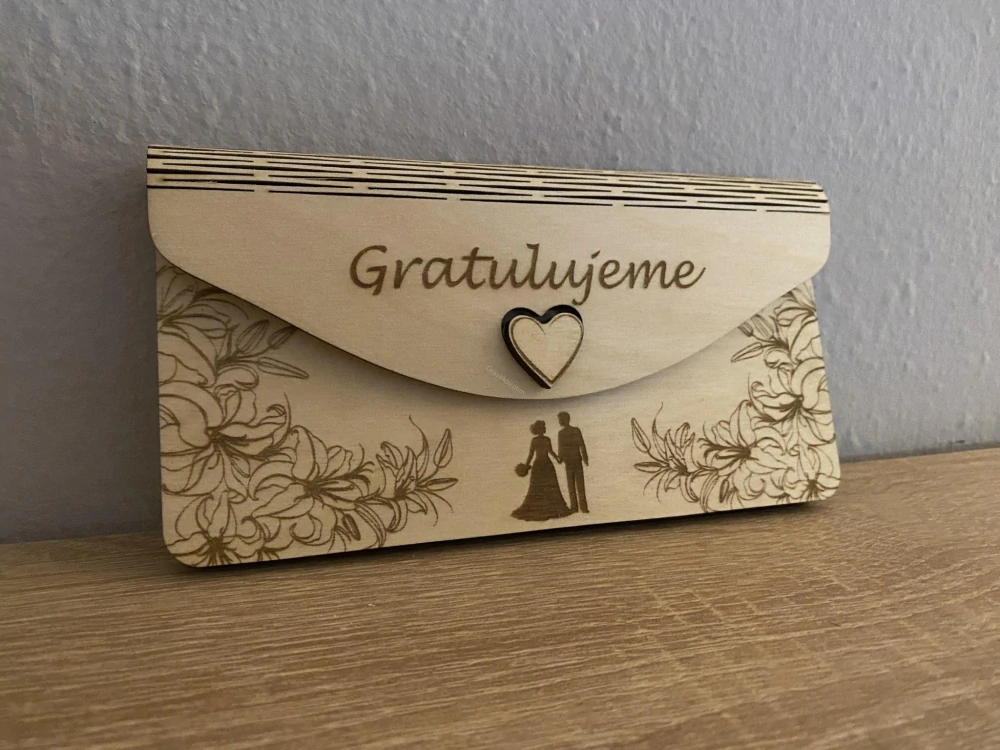 Obálka na peníze - svatba