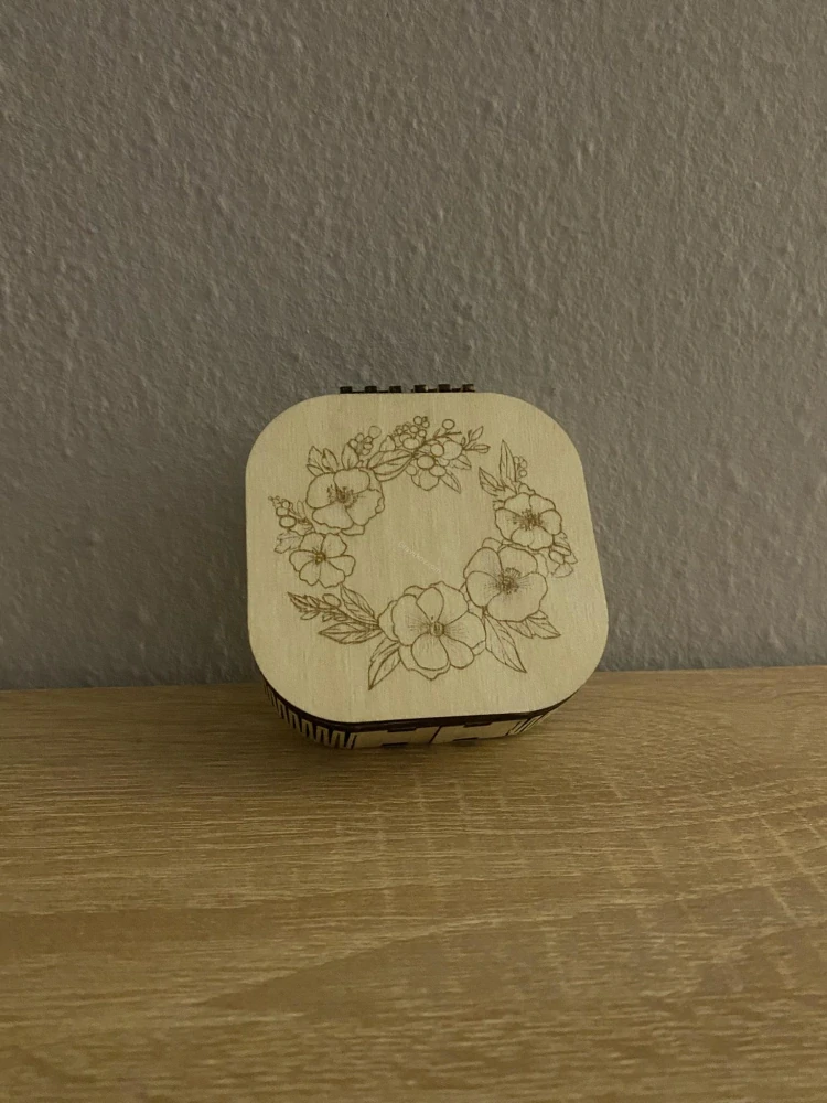 Kapesní zrcátko - design 1 (zaoblené)