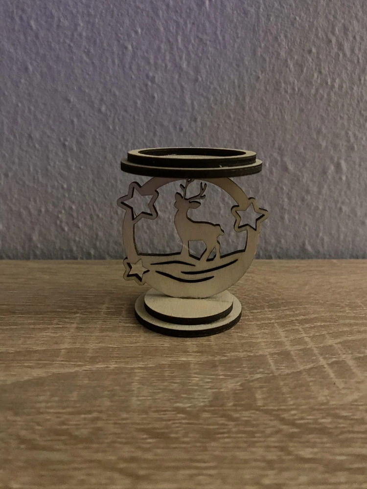 Držák na svíčku - jelen