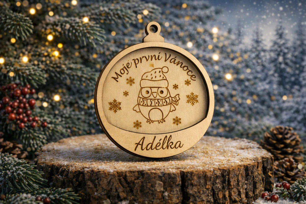 Ozdoba moje první Vánoce 