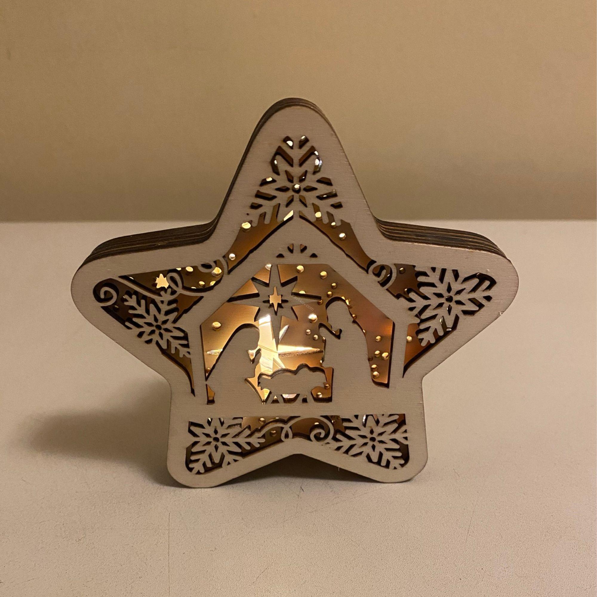 Vánoční lampa - hvězda