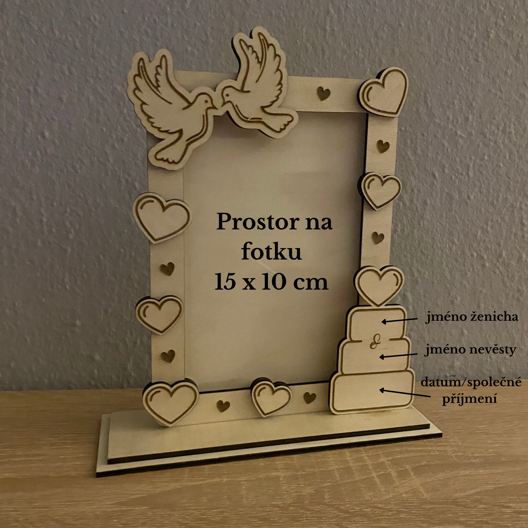 Fotorámeček - svatba