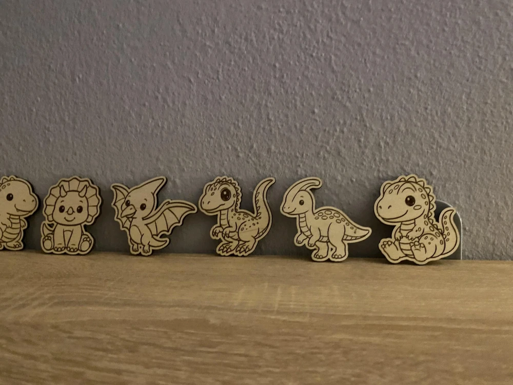 Sada magnetek - Dinosauři - 9 ks