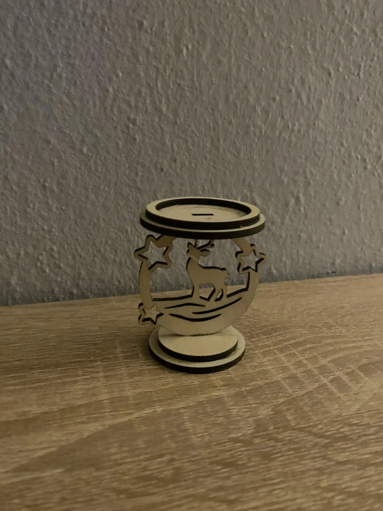 Držák na svíčku - jelen