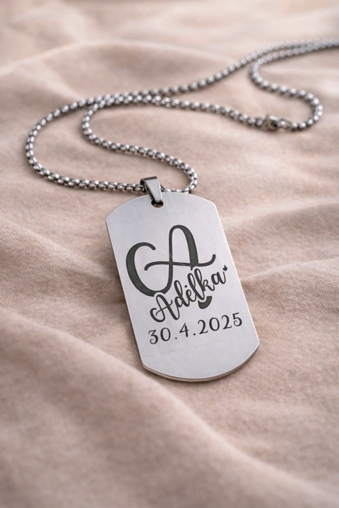 Gravírovaný přívěsek