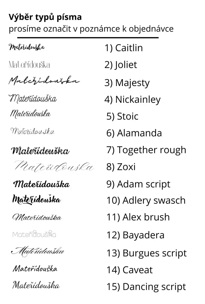 Gravírovaný příbor