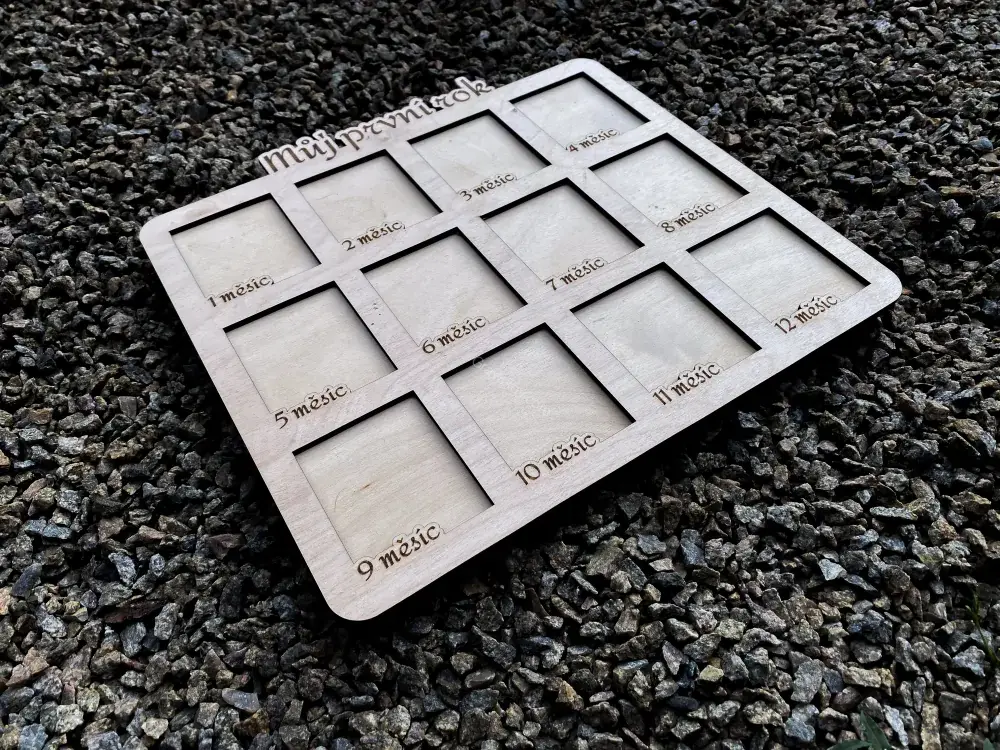 Rámeček na fotky - první rok