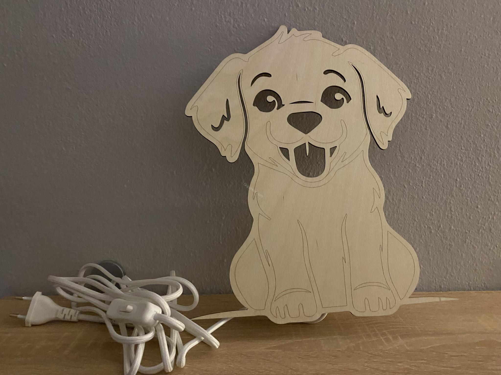 Dětská lampička pejsek