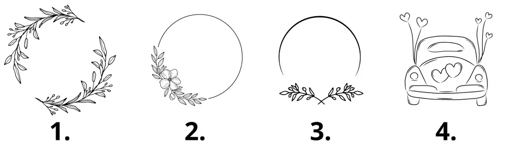 Gravírované ramínko na svatbu 