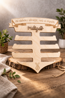 Držák na medaile