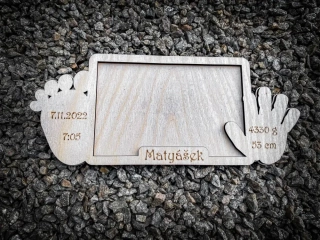 Fotorámeček - narození dítěte 