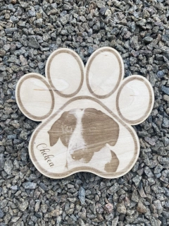 Gravírovaná fotka - pejsek