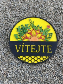 Cedule na dveře - vítejte 