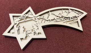 Vánoční kometa 3D 